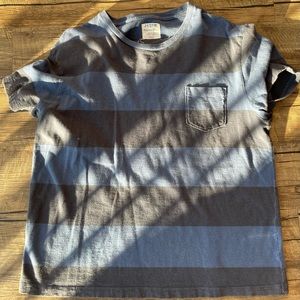 JCrew Stripped T Shirt Ringspun Jersey Large